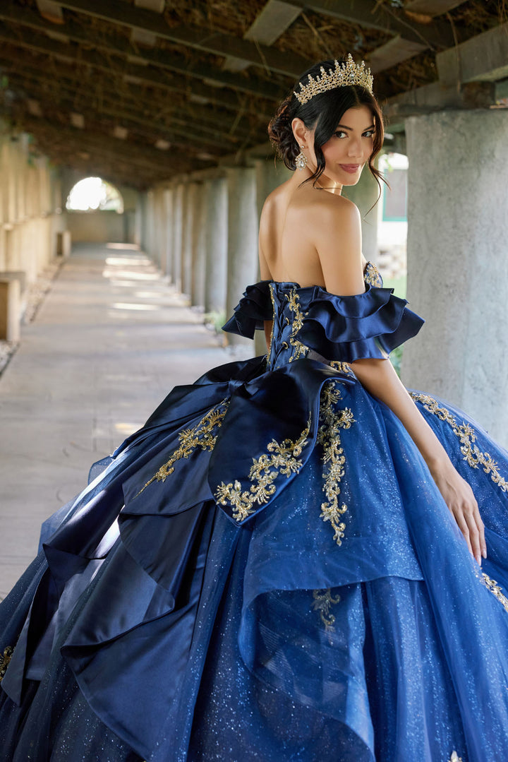 Juliet JT1504J ball gown back view option 2
