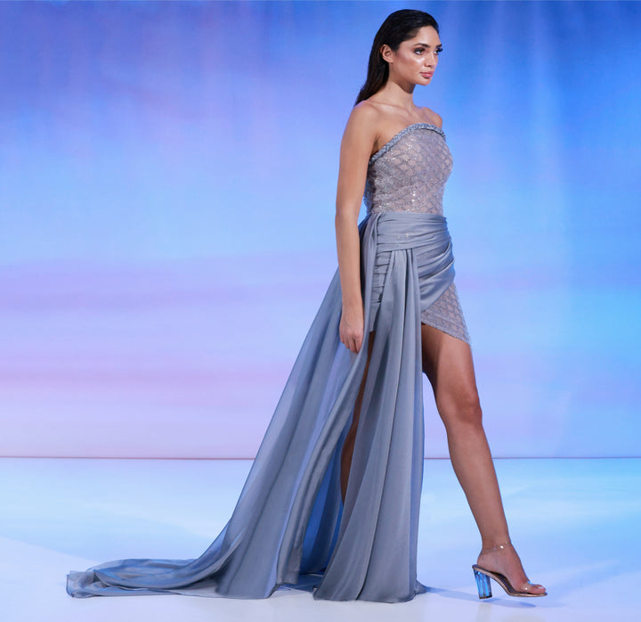 REVERIE COUTURE SS157 DRESS - FOSTANI.com