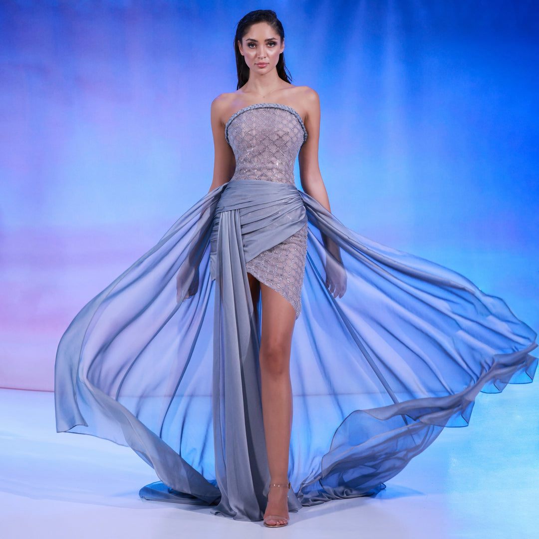 REVERIE COUTURE SS157 DRESS - FOSTANI.com