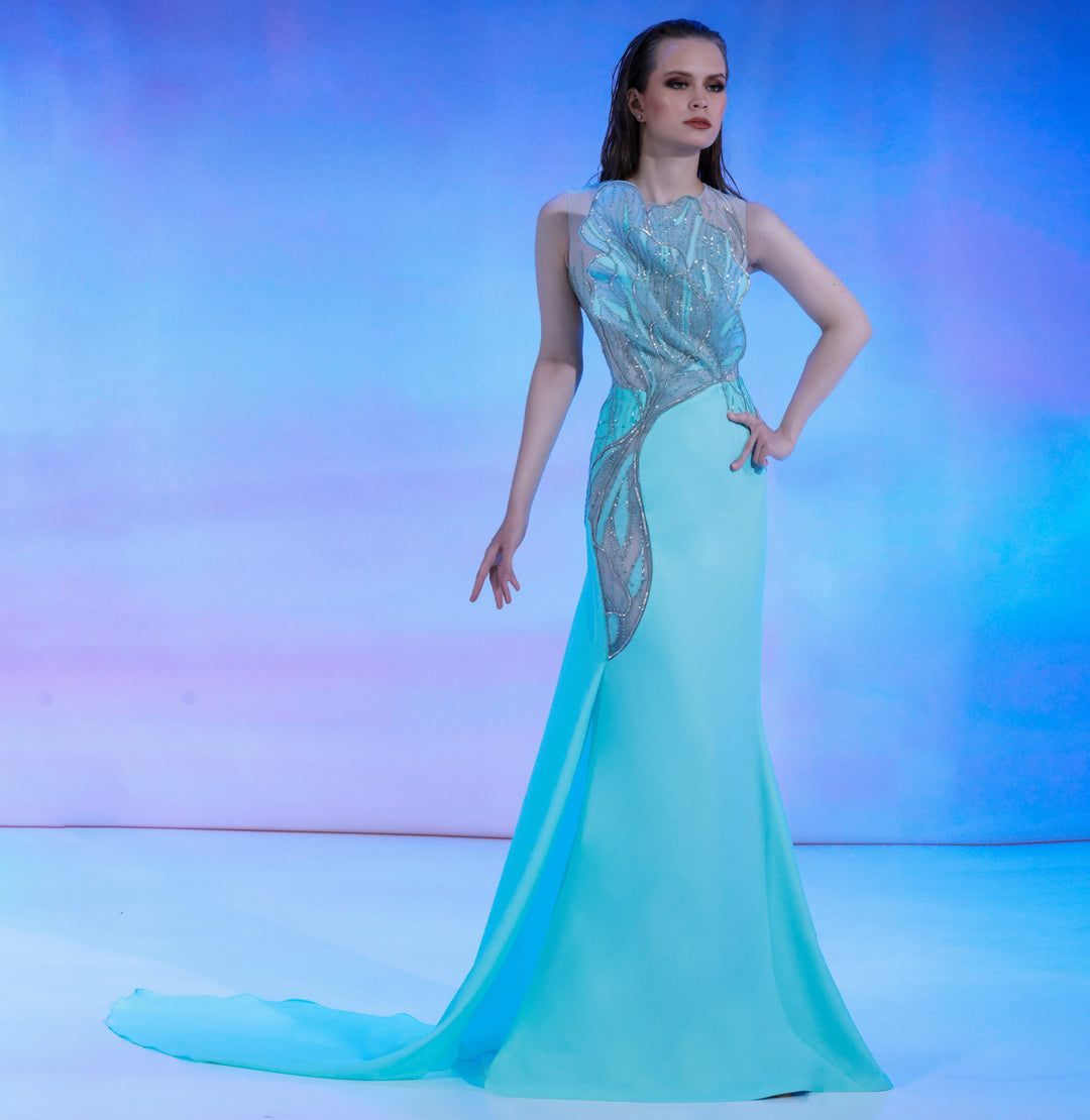 REVERIE COUTURE SS164 DRESS - FOSTANI.com