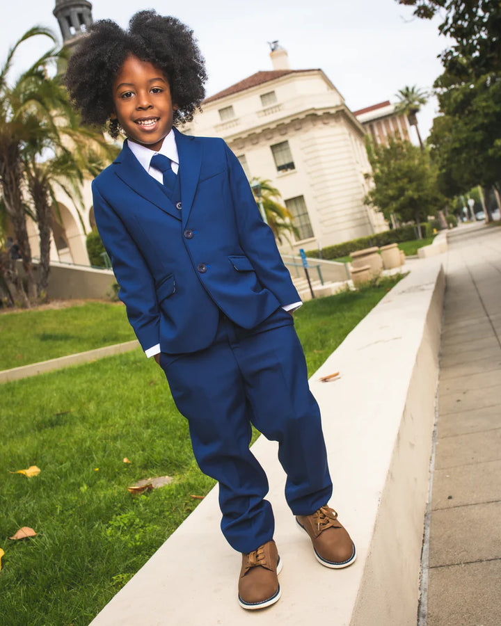 Peanut Butter Collection 007 Indigo suit - FOSTANI.com