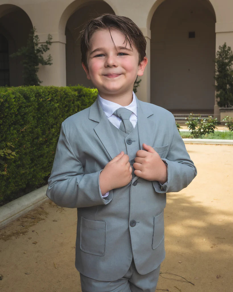 Peanut Butter Collection Joey Safari Heather suit - FOSTANI.com