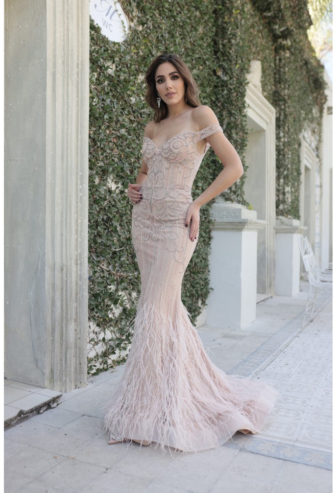TERANI 2214GL0113 Dress - FOSTANI.com