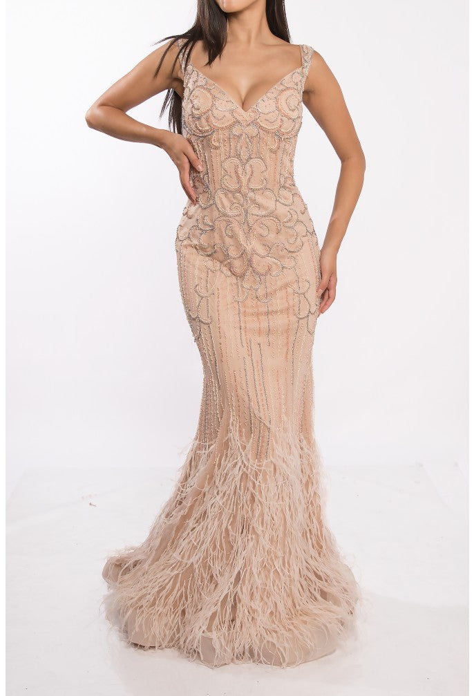TERANI 2214GL0113 Dress - FOSTANI.com