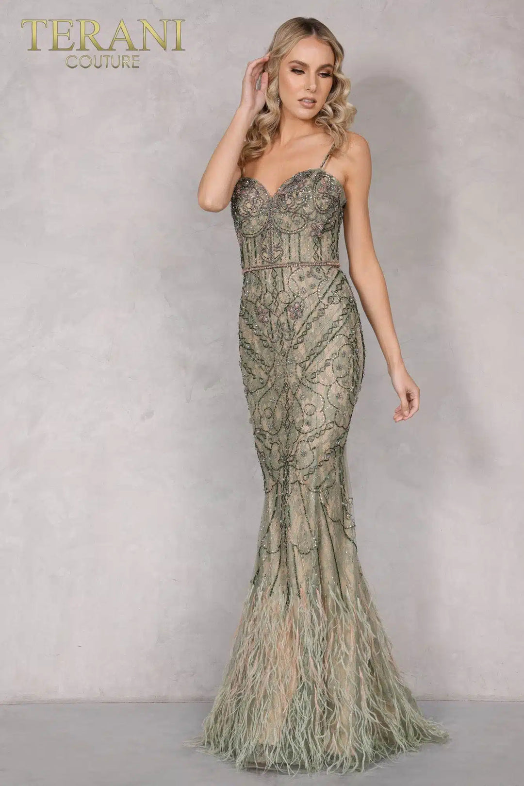 Terani 2221GL0415 Dress - FOSTANI.com