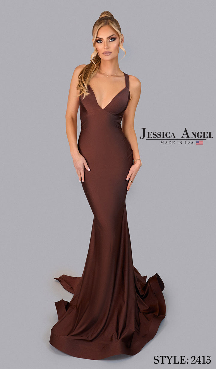 Jessica Angel 2415 mermaid prom dress alternate view 3