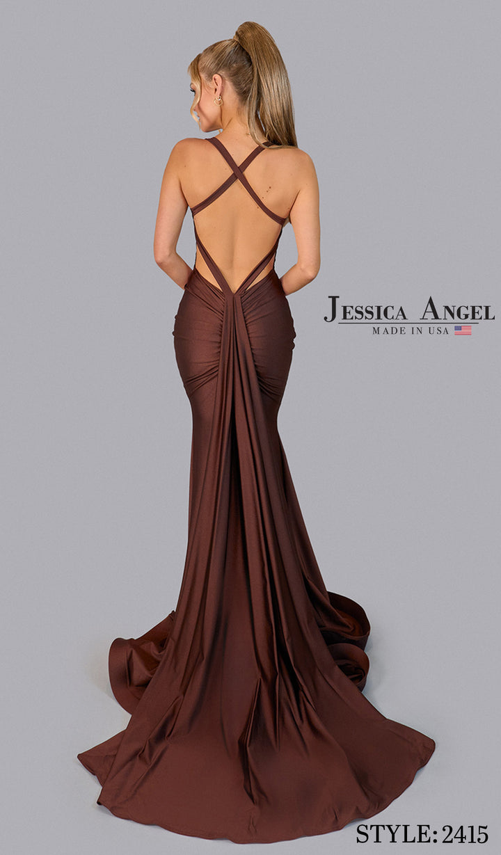 Jessica Angel 2415 mermaid prom dress alternate view 4