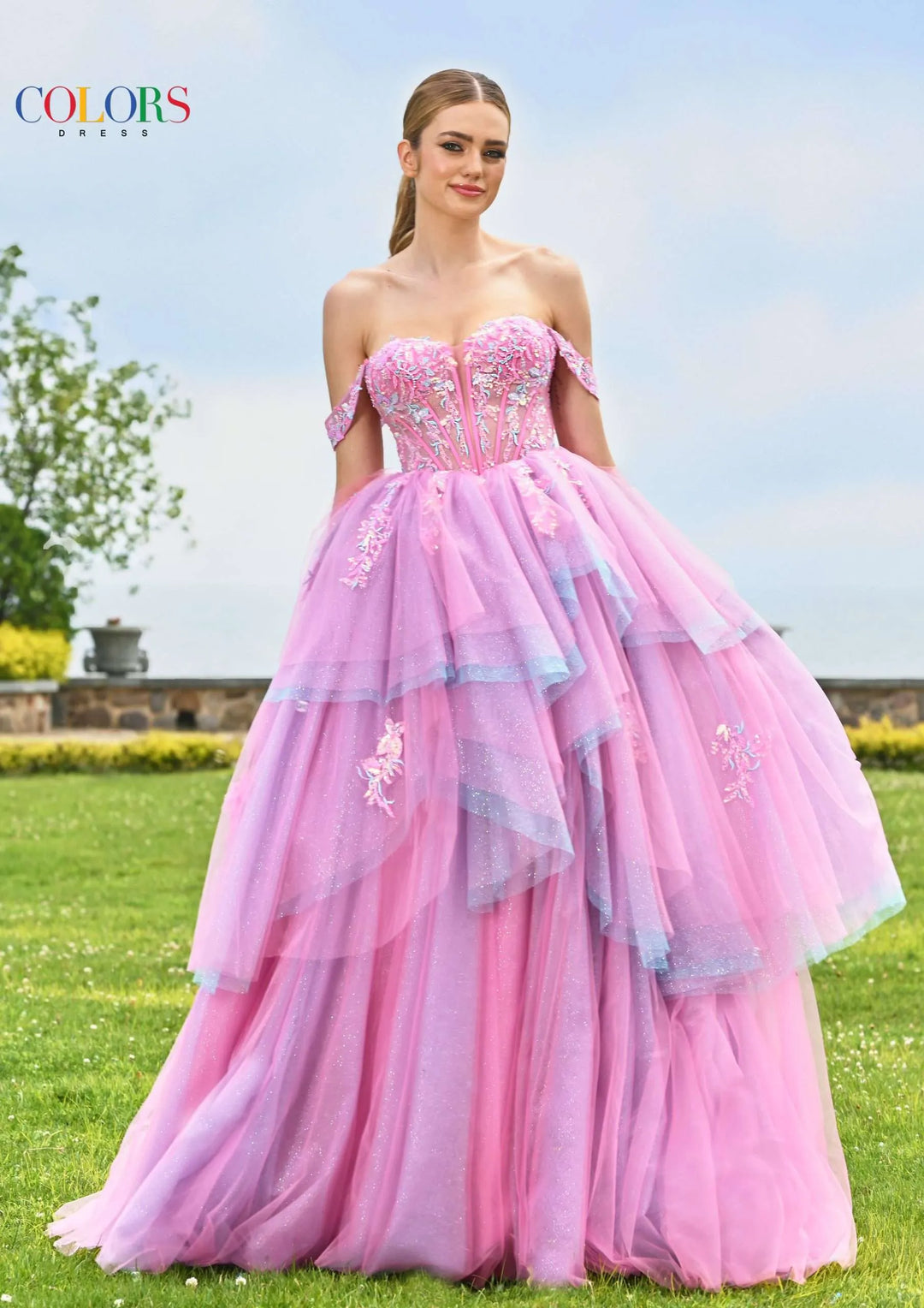 Colors 3534 Dress - FOSTANI.com