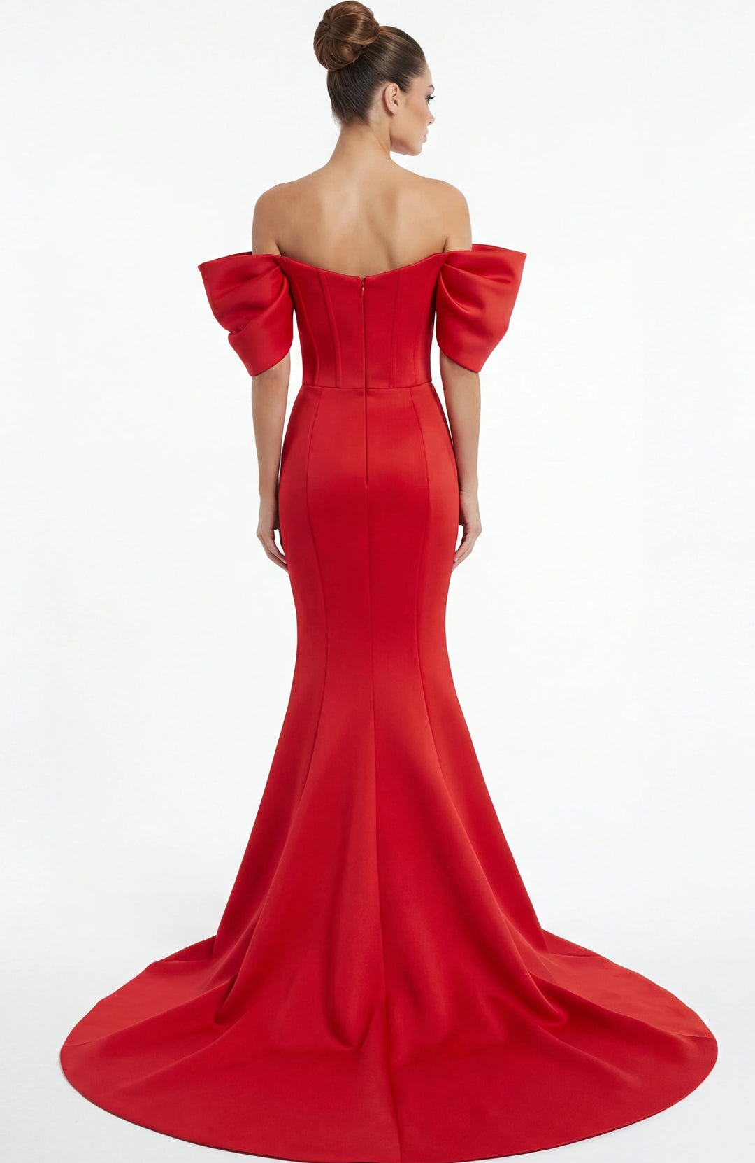 Jovani 46799 Off Shoulder Structured Mermaid Gown