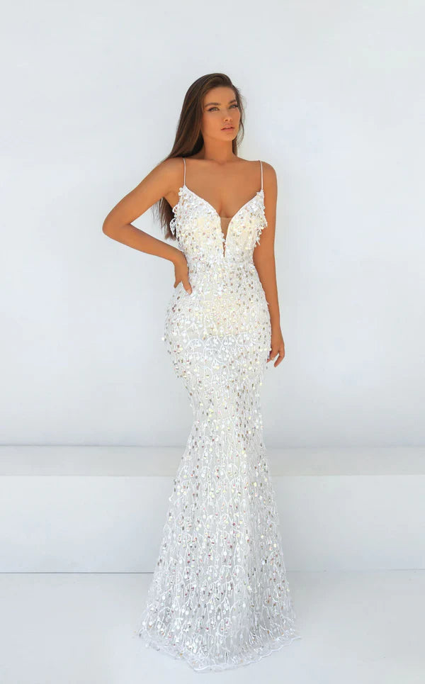 Tarik Ediz 51048 Dress - FOSTANI.com