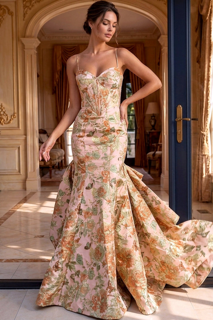 Jovani 52175 open corset back detail