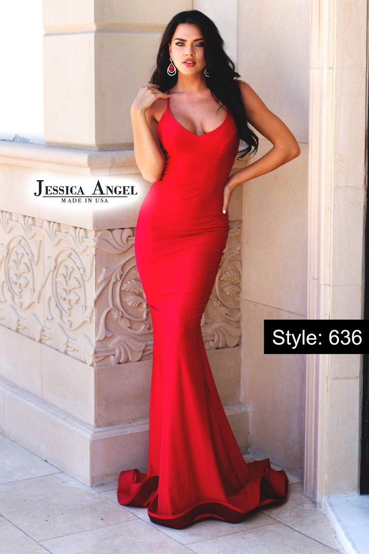 Jessica Angel 636 mermaid prom dress alternate view 1