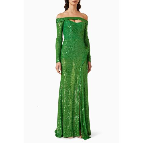 NICOLE BAKTI 7048 Dress - FOSTANI.com