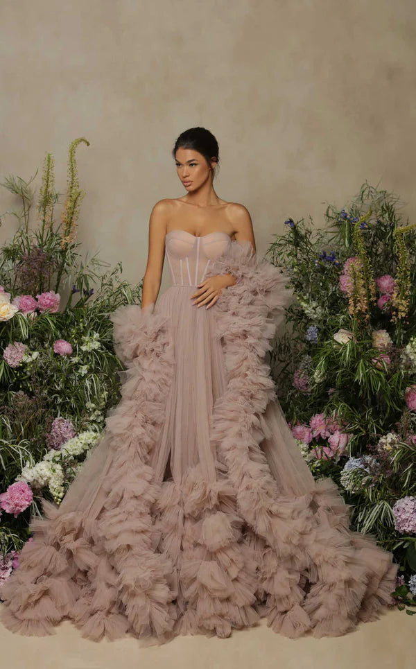 Tarik Ediz 98032 Dress - FOSTANI.com