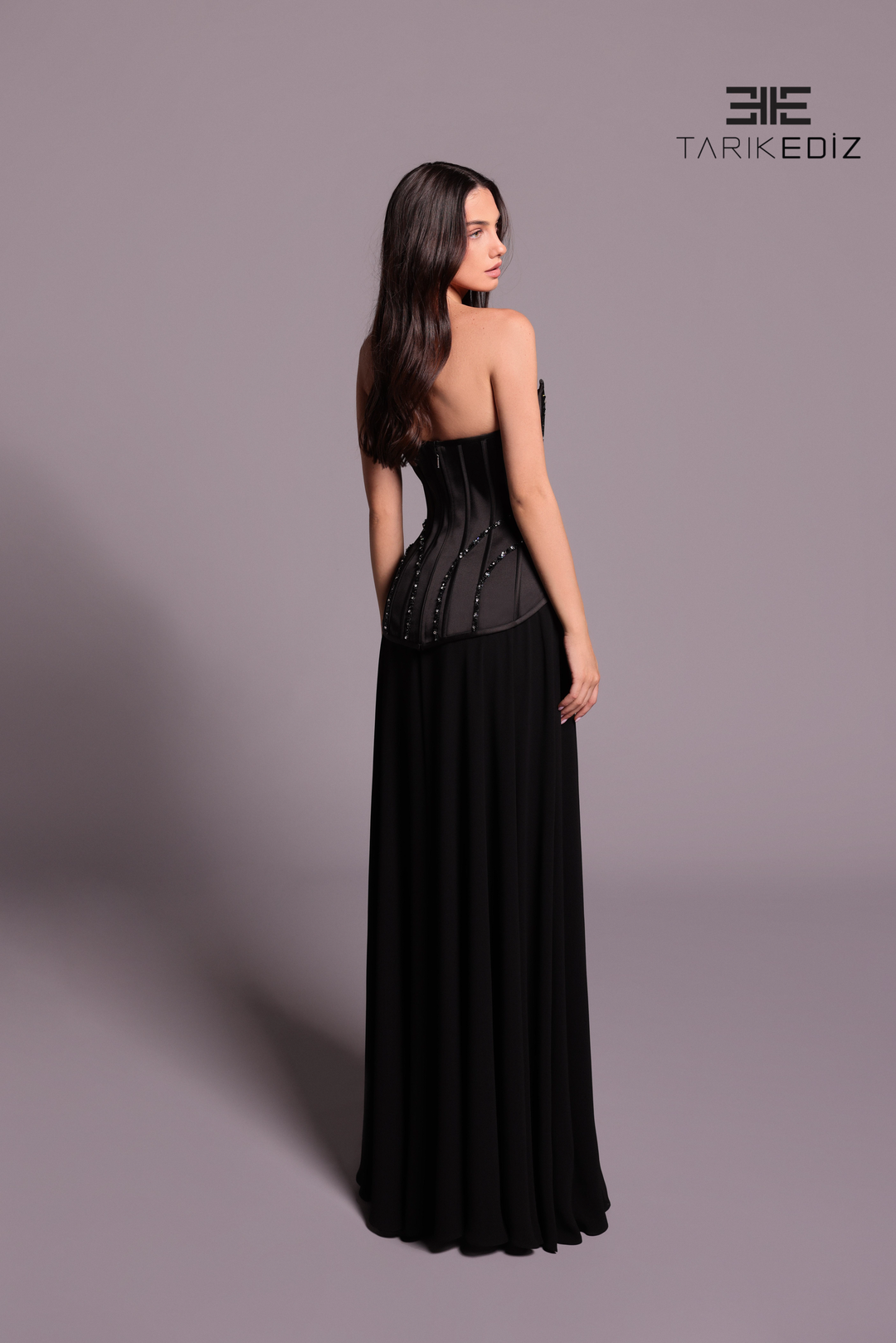 Tarik Ediz 99143 Dress - FOSTANI.com