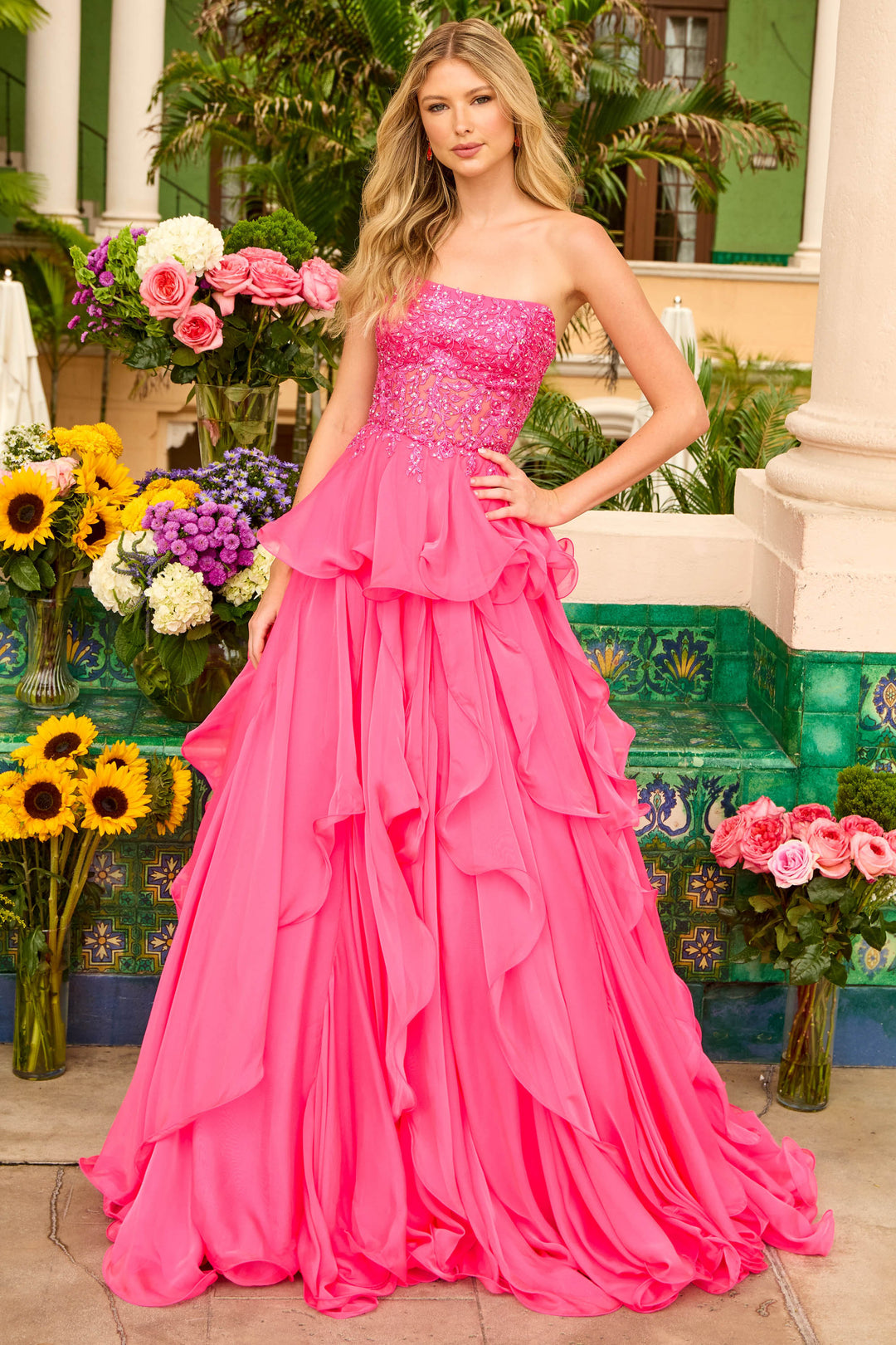 Ava Presley 29133 Strapless Sequin Corset Prom 2026 Dress