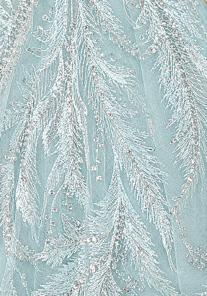 Lara 28965 Dusty Blue, detail