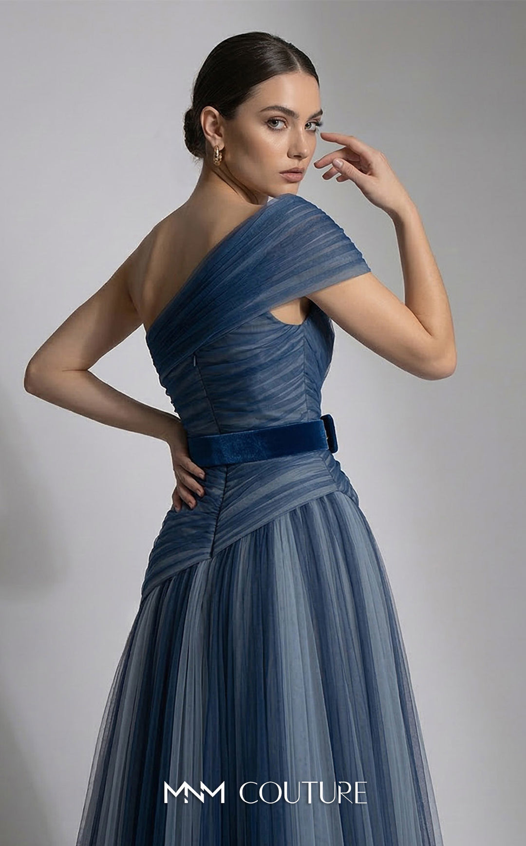 Fouad Sarkis F03008 Sleeveless A-Line Couture Dress