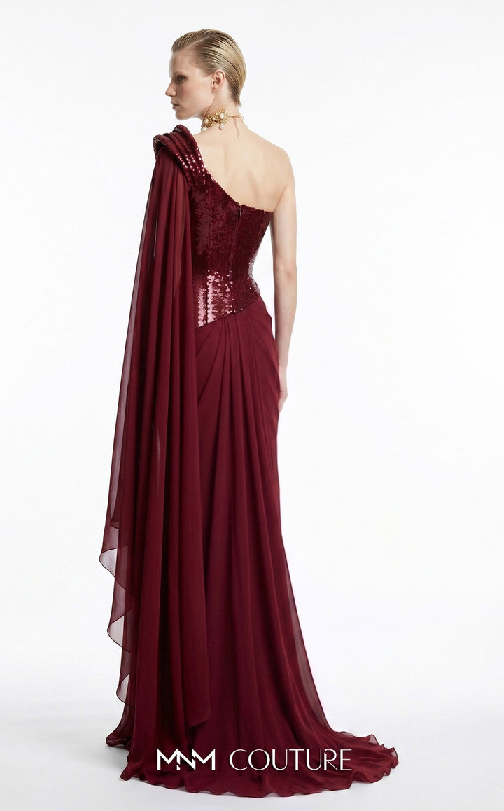 Fouad Sarkis F03048 Off-the-shoulder Corset Couture Dress