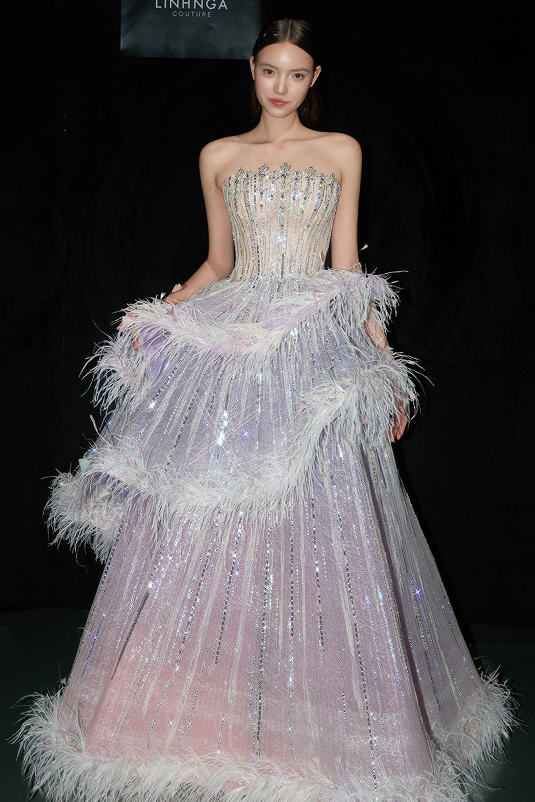 Linh Nga LMBAT274 Dress - FOSTANI.com