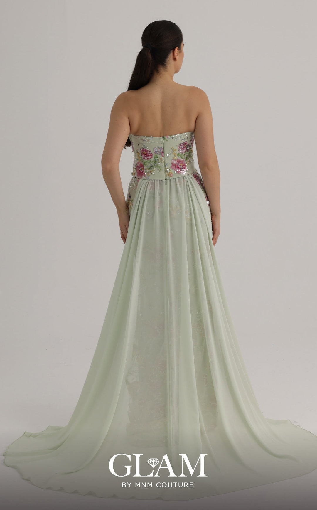MNM Couture O07858 Sweetheart Strapless Sheath Couture Dress