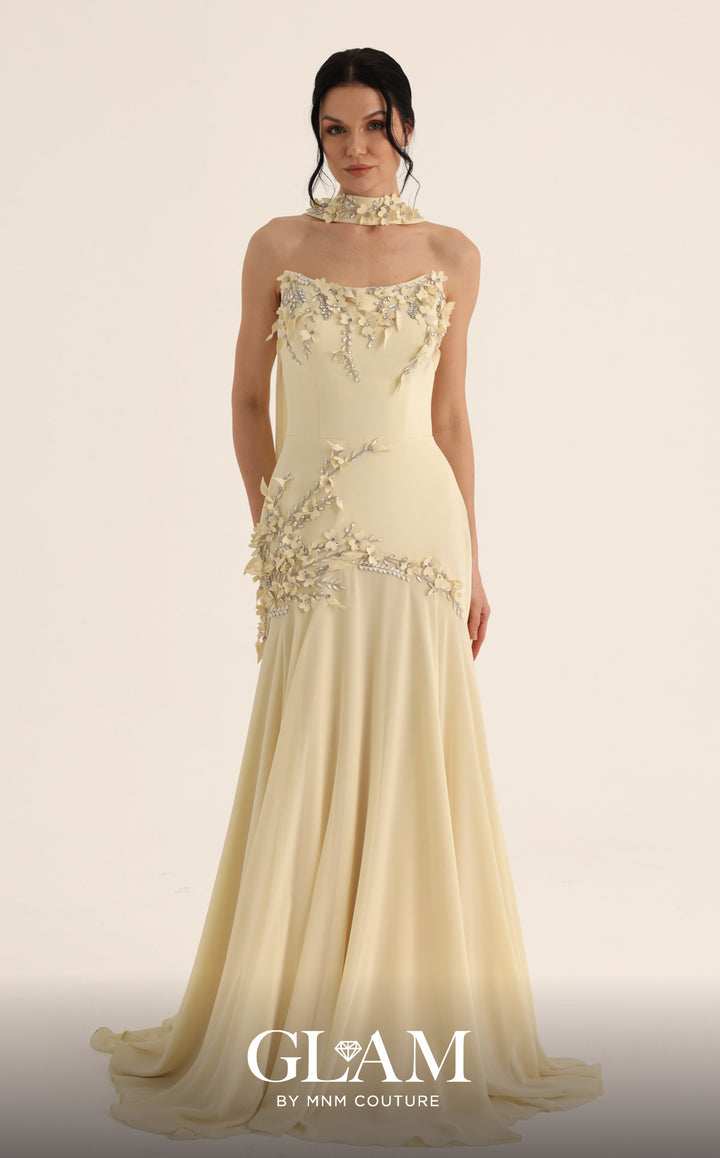 MNM Couture O07864 Strapless Mermaid Couture Evening Dress 2026