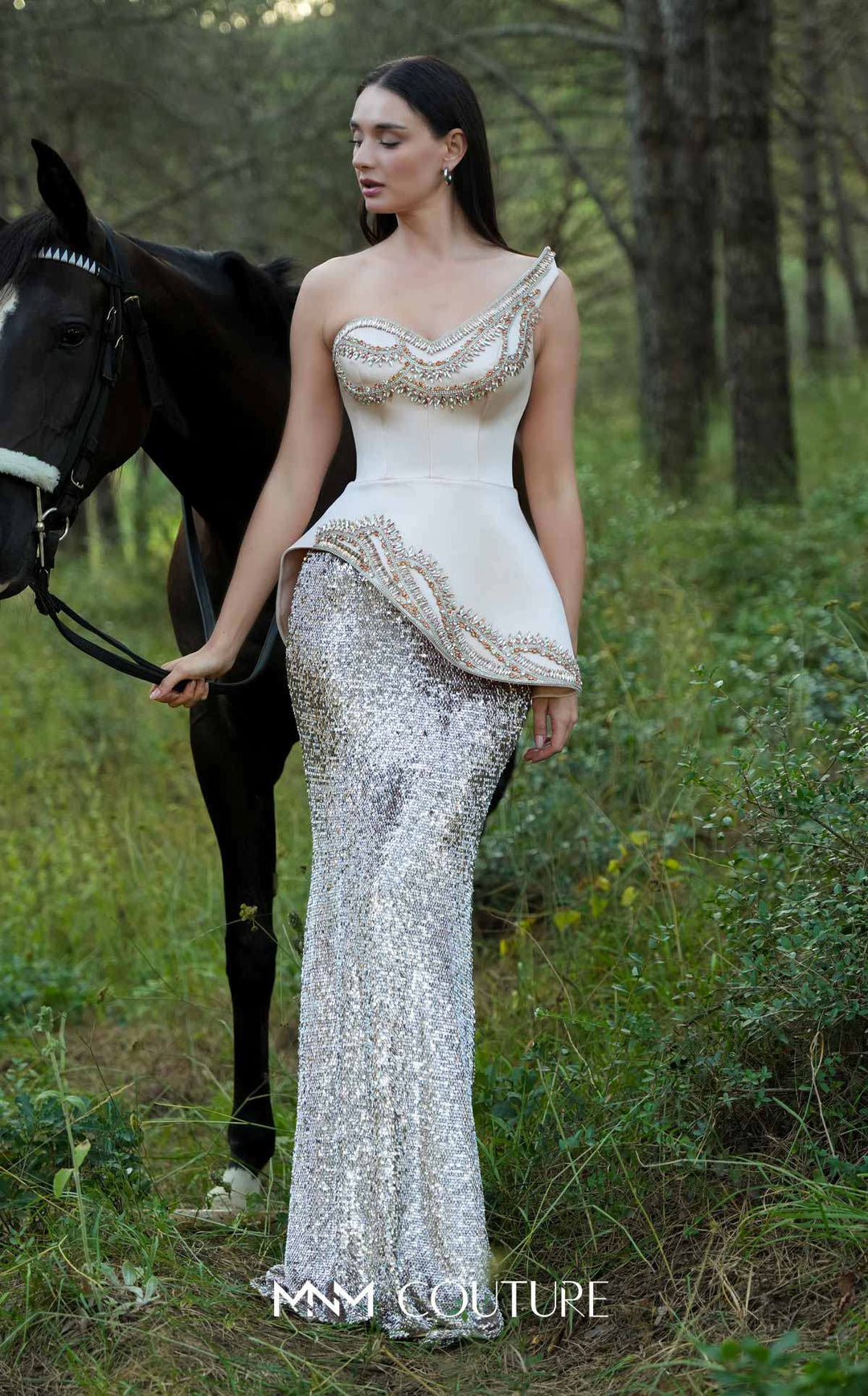 MNM Couture O07908 evening gown, front view