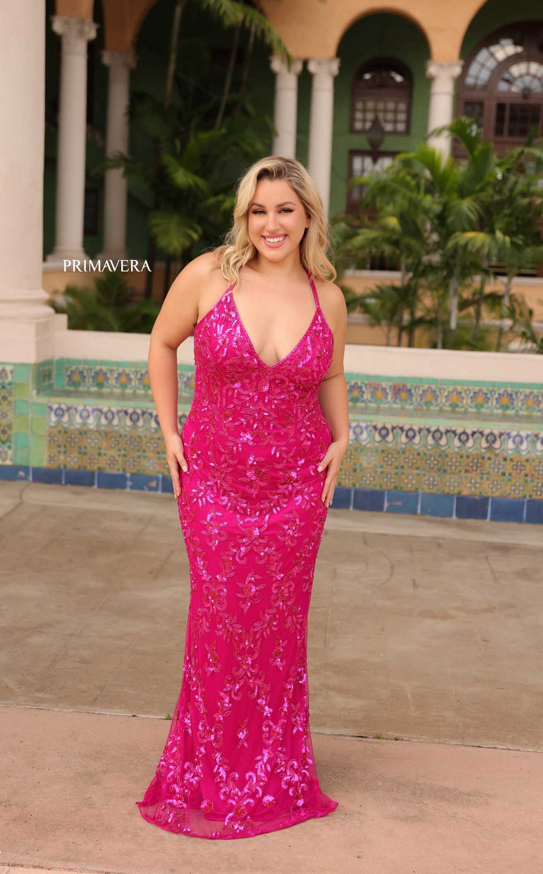 Primavera  14043  Dress - FOSTANI.com