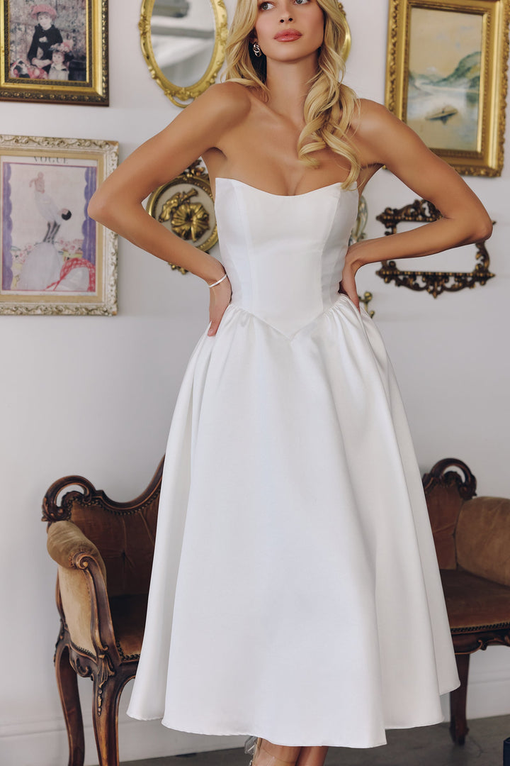 Amoris T822W Dress - FOSTANI.com
