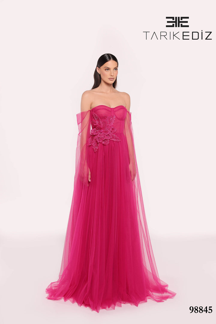 Tarik Ediz 98845 Dress - FOSTANI.com