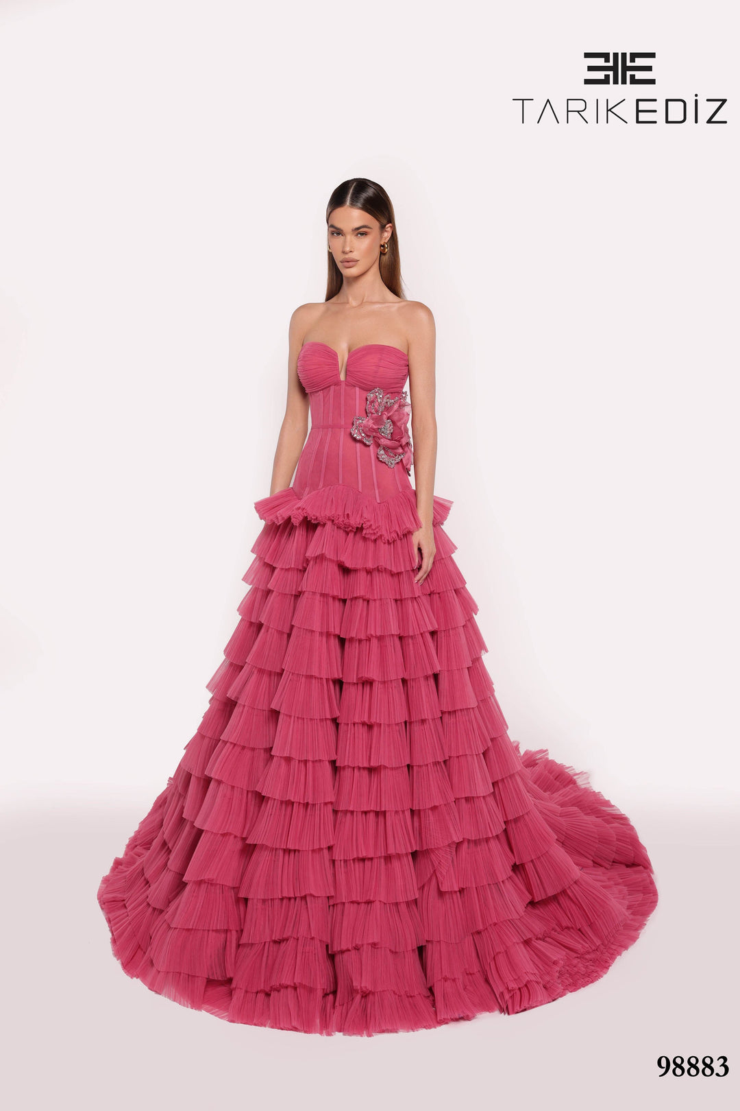 Tarik Ediz 98883 Dress - FOSTANI.com
