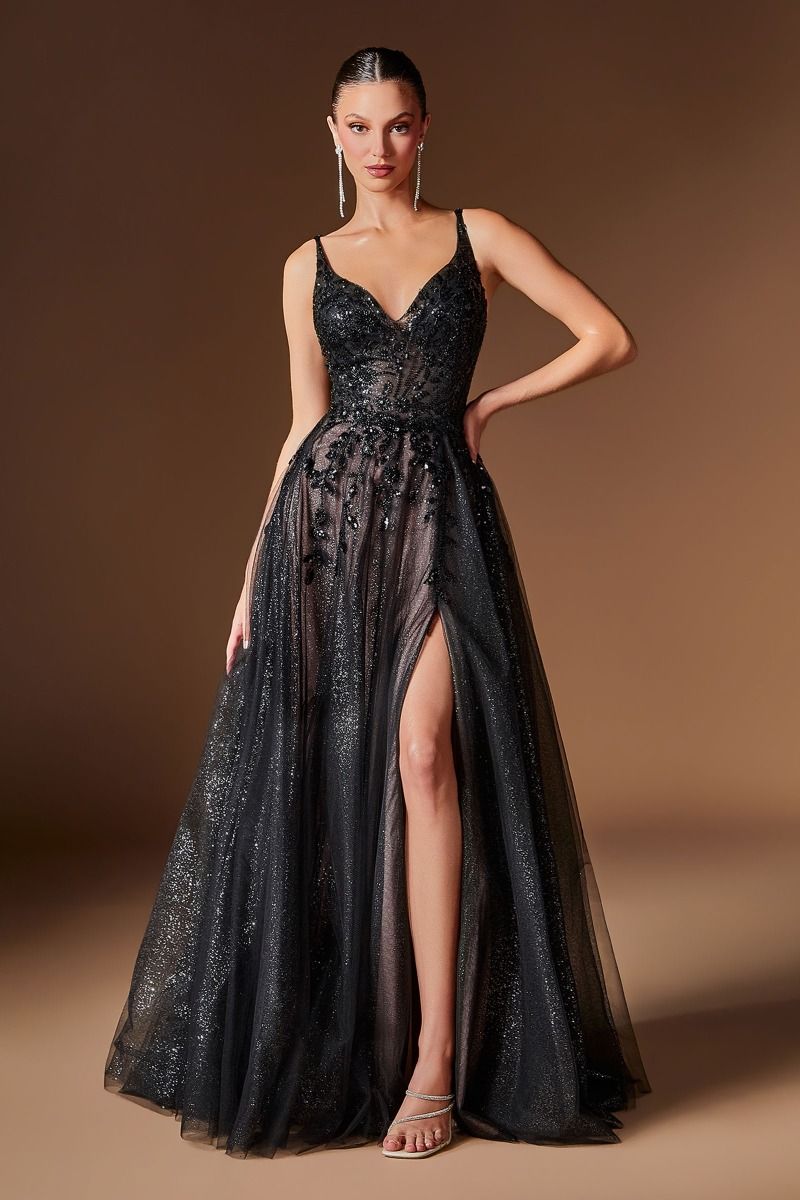 Ladivine CD2412 Sweetheart Corset A-Line Dress