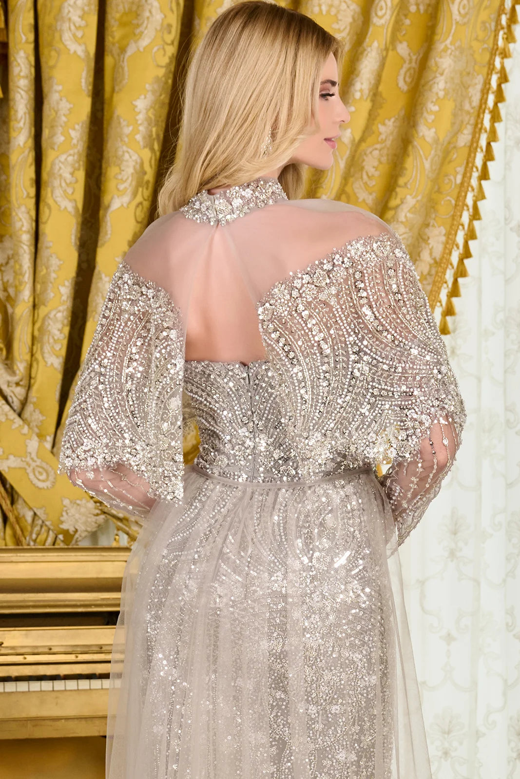 GLS Collective GL3705 Beaded Sweetheart Mother of the Bride Dress