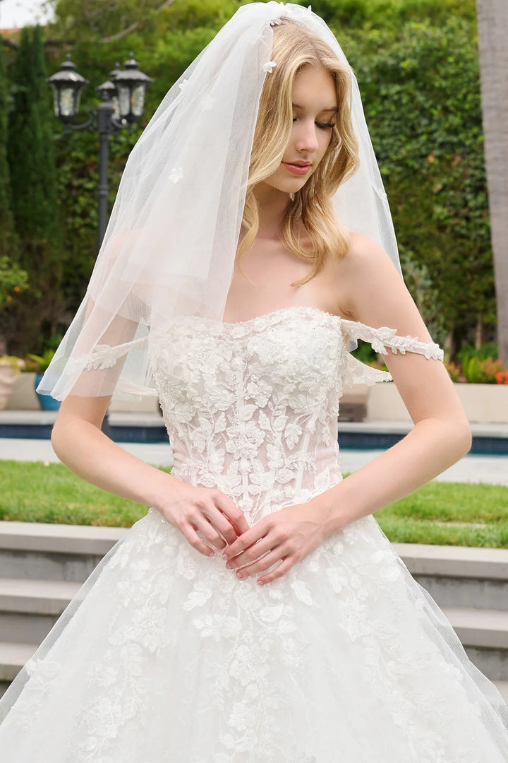GLS Collective GL3839 beaded and embroidered corset bodice detail
