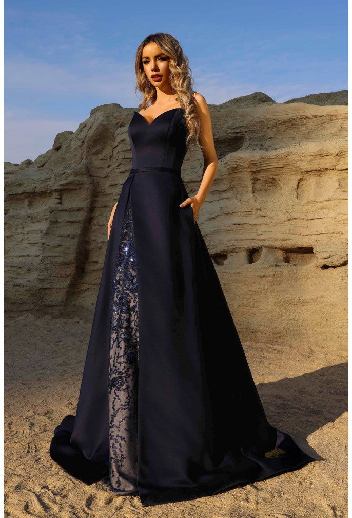 Terani J5106 Strapless Sweetheart Ball Gown Dress