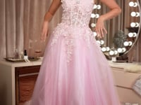 Ladivine C174 Floral Glitter Prom 2026 Dress