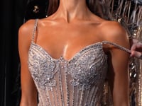 Ladivine CD648 Sweetheart Neckline Sleeveless Corset Bodice  Mini Dress