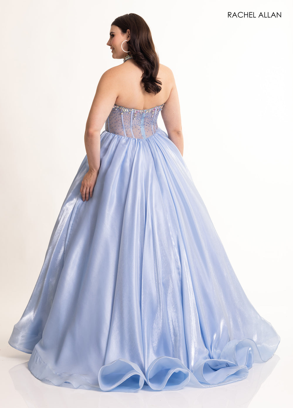 Rachel Allan 70998 Crystal Beaded Corset A-Line Prom Dress 2026