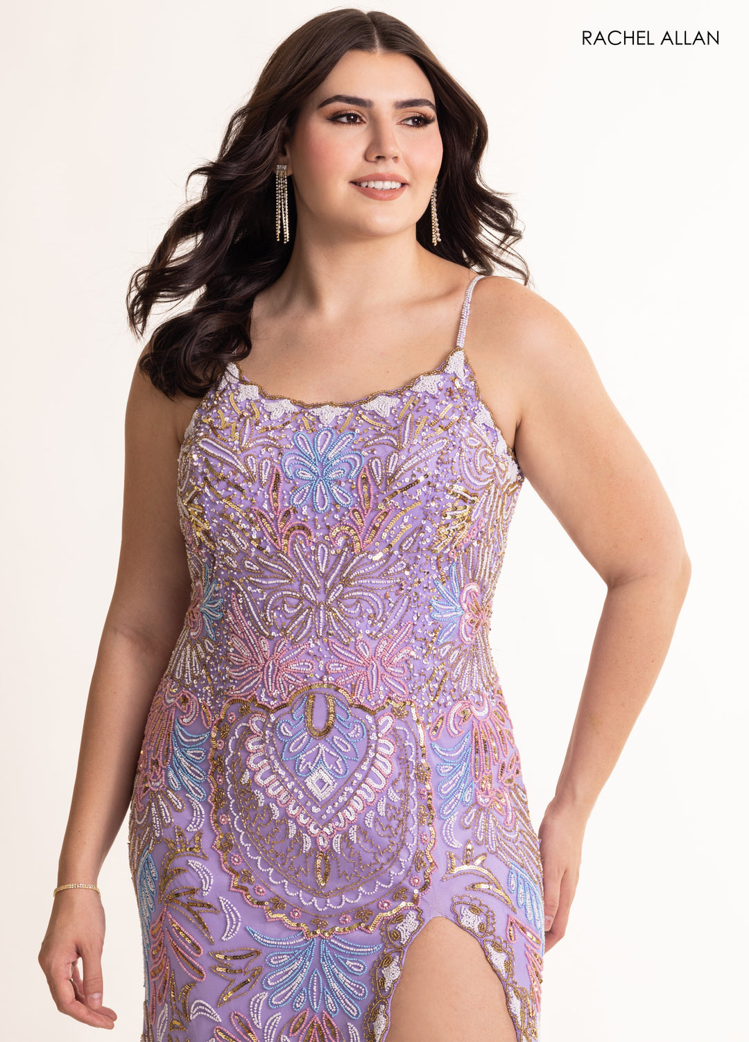 Rachel Allan 70002 Beaded Shimmer Prom Dress 2026