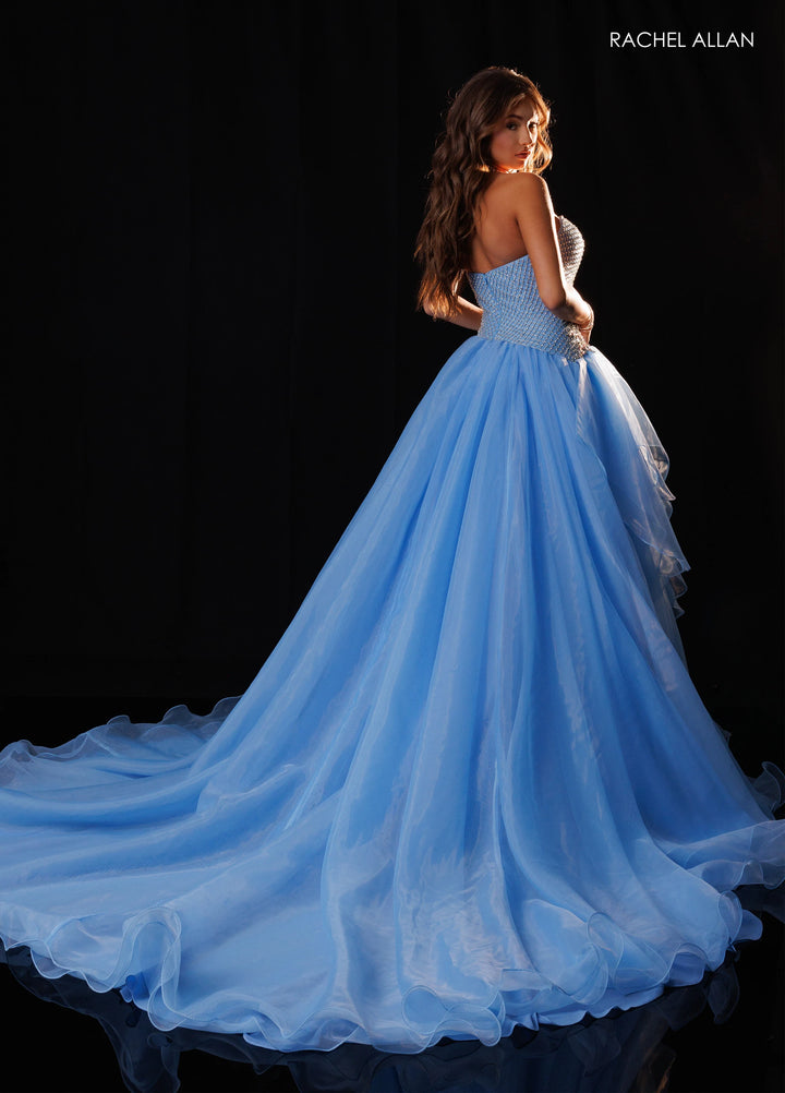 Rachel Allan 50428 Plunging Sweetheart Ball Gown Pageant Dress - FOSTANI.com